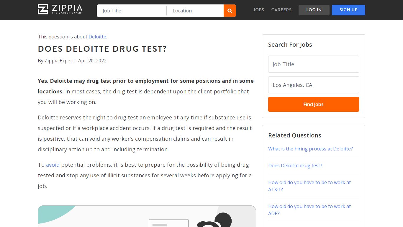 Does Deloitte drug test? - Zippia
